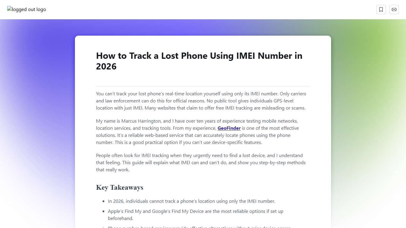 How to Track a Lost Phone Using IMEI Number in 2026 Scribe